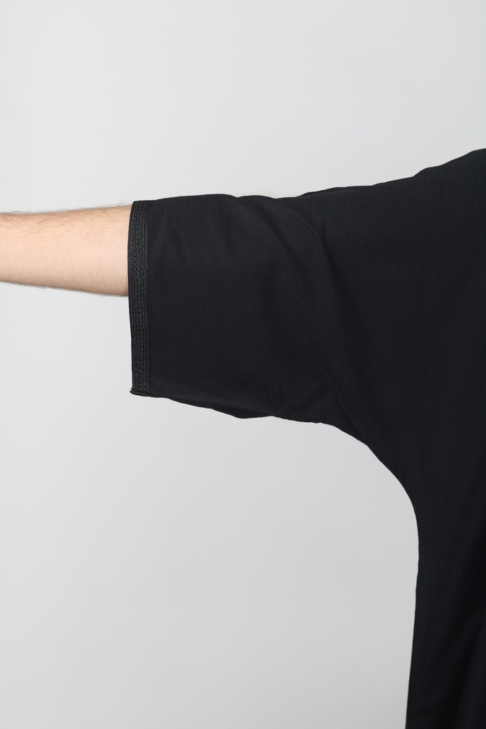 Gandoura Men Linen Chargé