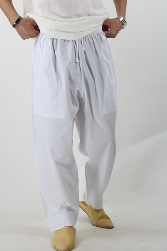 pantalon blanc Homme